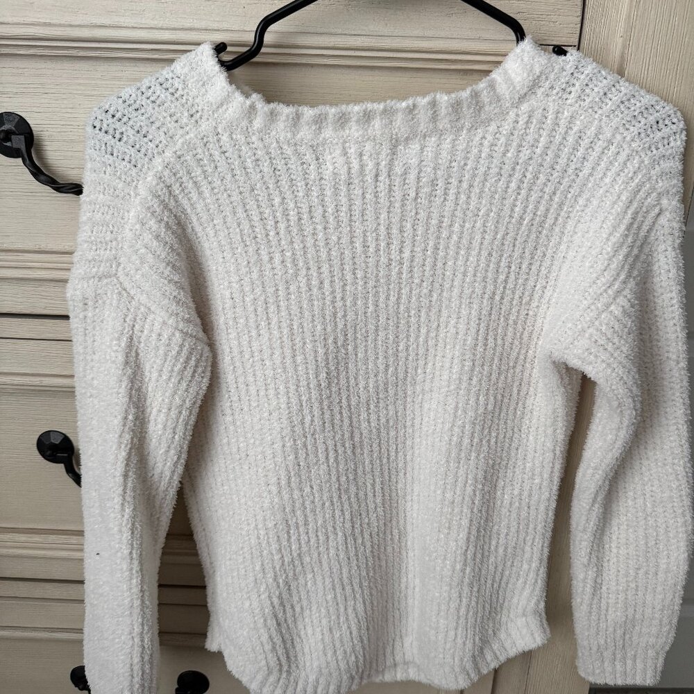 Pink Republic White Sweater Size L:14